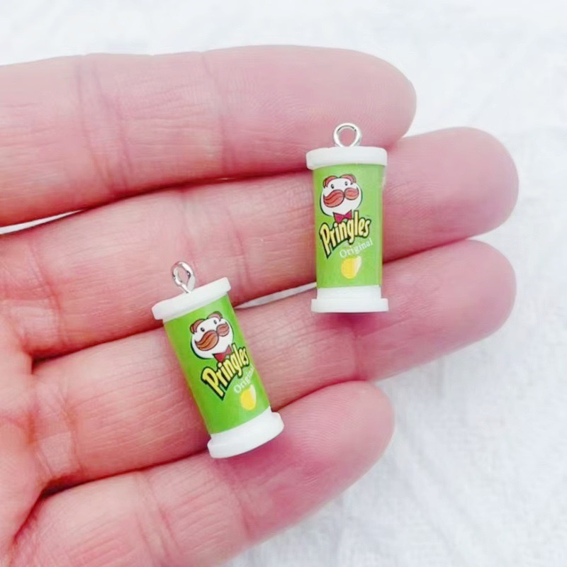 10pcs Simulation 3D Bucket Pot - đánh giá và giá Resin Art Earrings