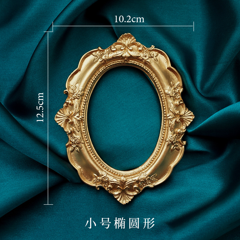 Golden Retro Photo Frame Nail  - đánh giá và giá Resin Art For Photo Frame