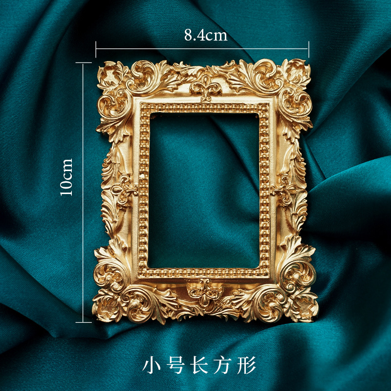 Golden Retro Photo Frame Nail  - đánh giá và giá Resin Art For Photo Frame