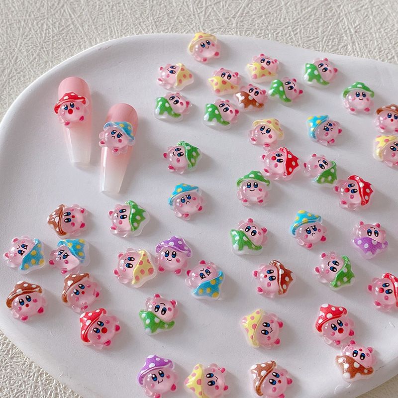 2/10/20pcs Kirby Nail Charms 3 - đánh giá và giá Resin Art Resin