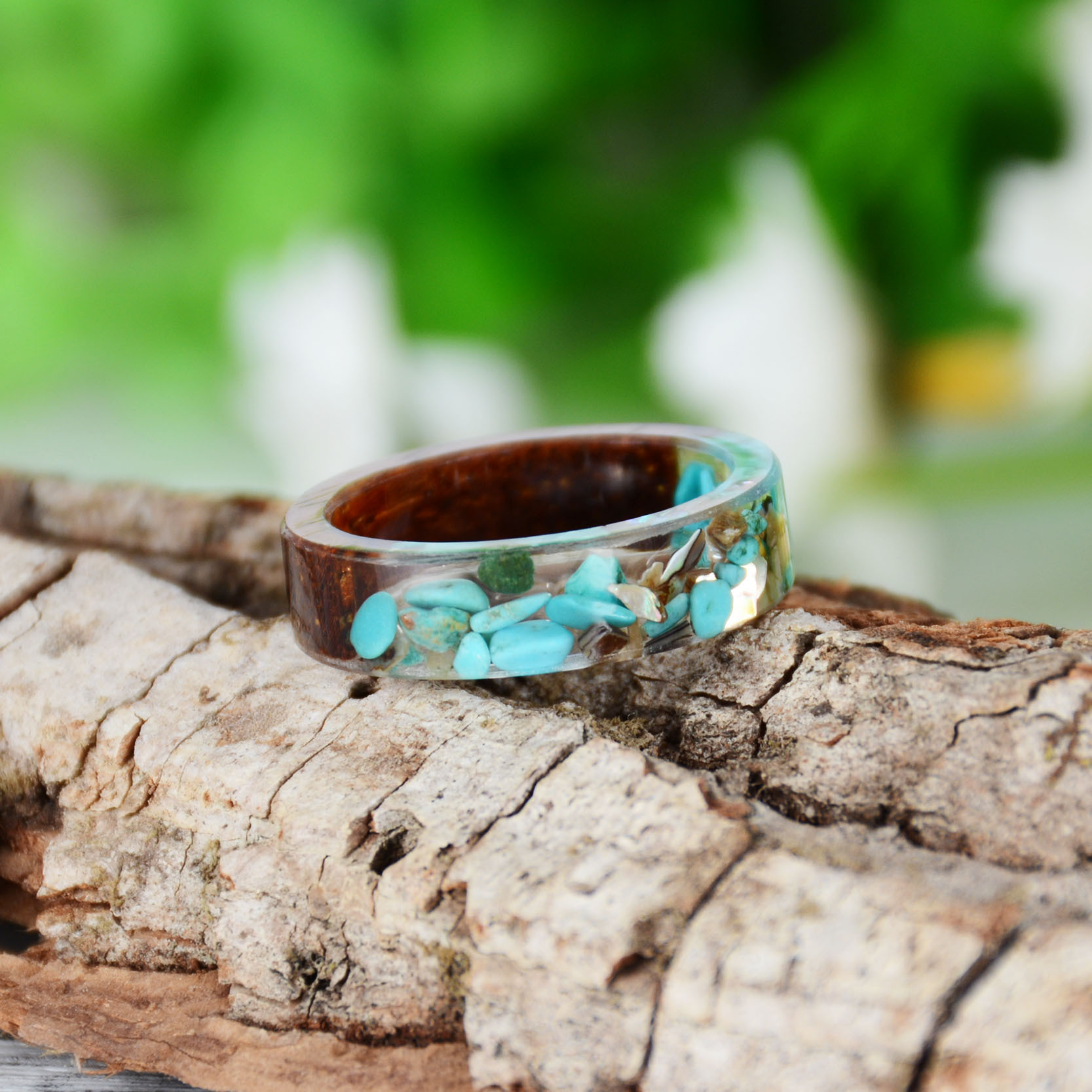 Creative Wooden Resin Ring for - đánh giá và giá Resin Art Ring