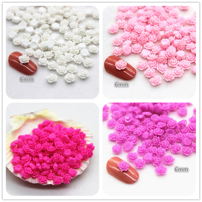 Bộ 100 6 Mm Nhựa Hoa Hồng Mini - đánh giá và giá Resin Art Rose