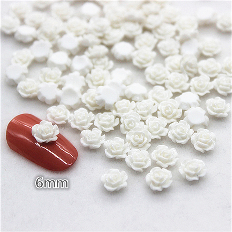 Bộ 100 6 Mm Nhựa Hoa Hồng Mini - đánh giá và giá Resin Art Rose