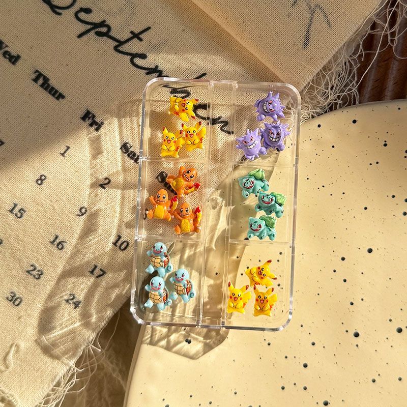 Pokemon nail art accessories,  - đánh giá và giá Resin Art Resin