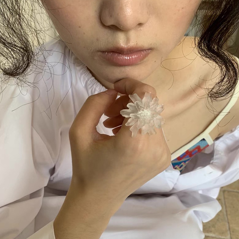 HUANZHI White Transparent Fros - đánh giá và giá Resin Art Ring