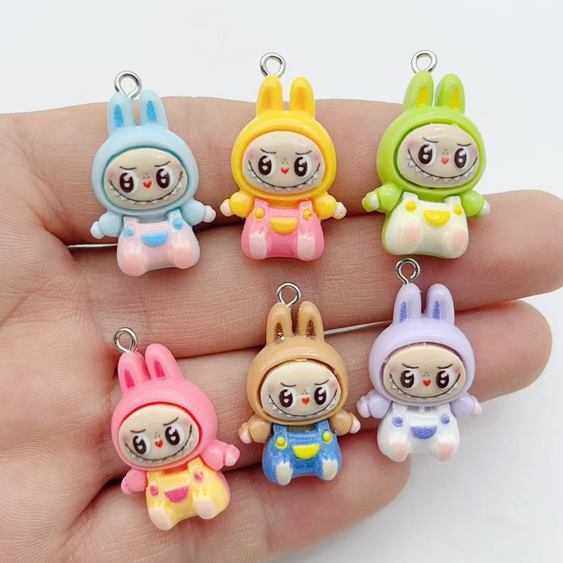 10Pcs Kawaii Rabbit Strawberry - đánh giá và giá Resin Art Jewelry Kit