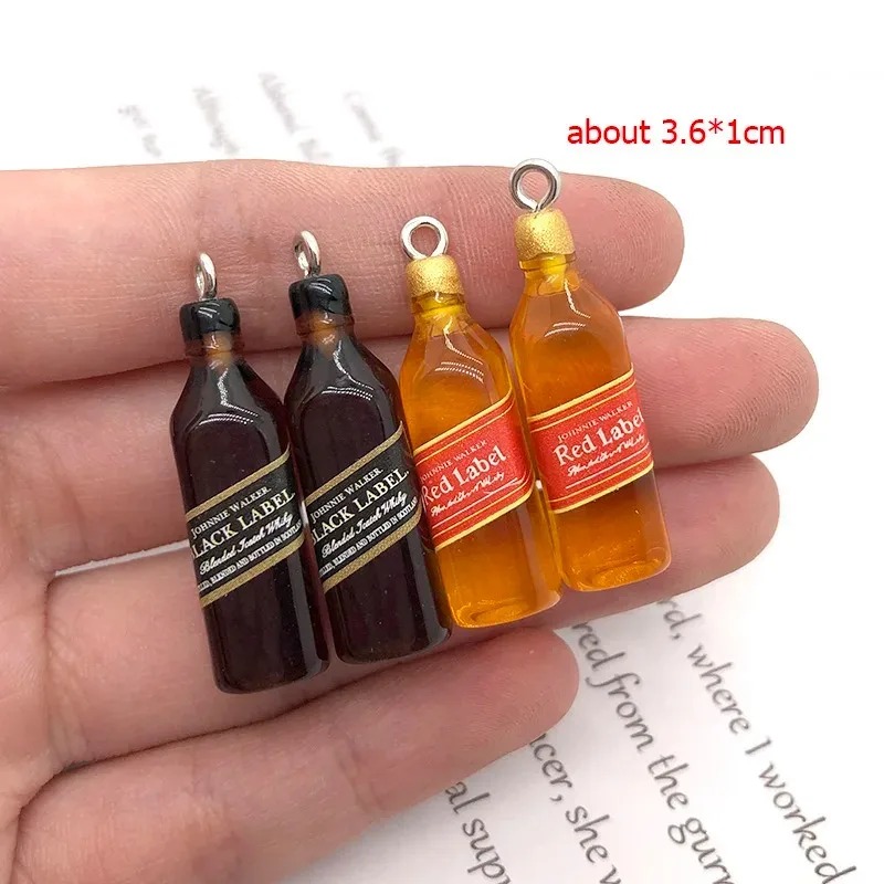 10Pcs Tiny Wine Bar Bottle Res - đánh giá và giá Resin Art Jewelry Kit