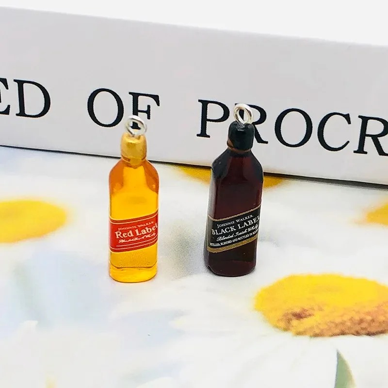 10Pcs Tiny Wine Bar Bottle Res - đánh giá và giá Resin Art Jewelry Kit