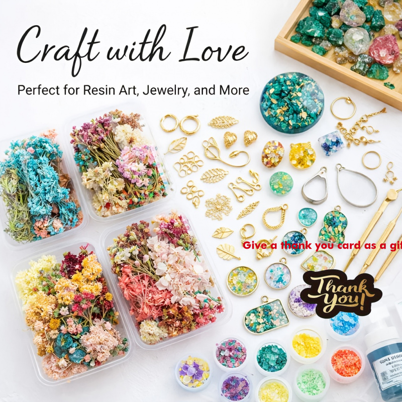 10 Box Mixed Dried Flower Bouq - đánh giá và giá Resin Art Gift For Wedding