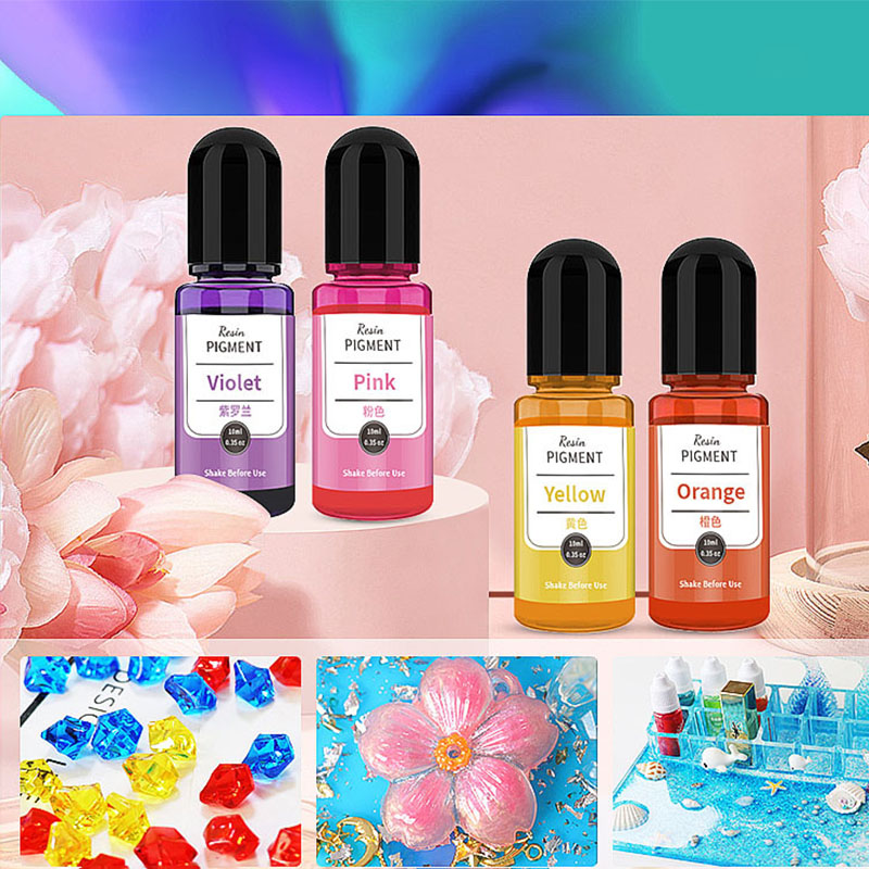24/30 Colors Set 10ml Epoxy Re - đánh giá và giá Resin Pigment Alcohol Ink