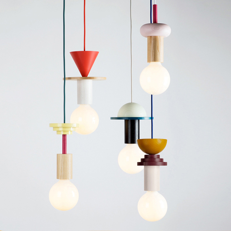 JUNIT Dia Pendant Lamp Modern  - đánh giá và giá Resin Art Hanging