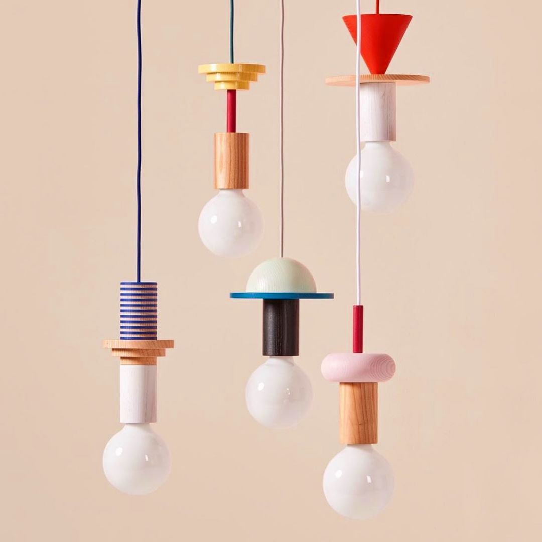 JUNIT Dia Pendant Lamp Modern  - đánh giá và giá Resin Art Hanging
