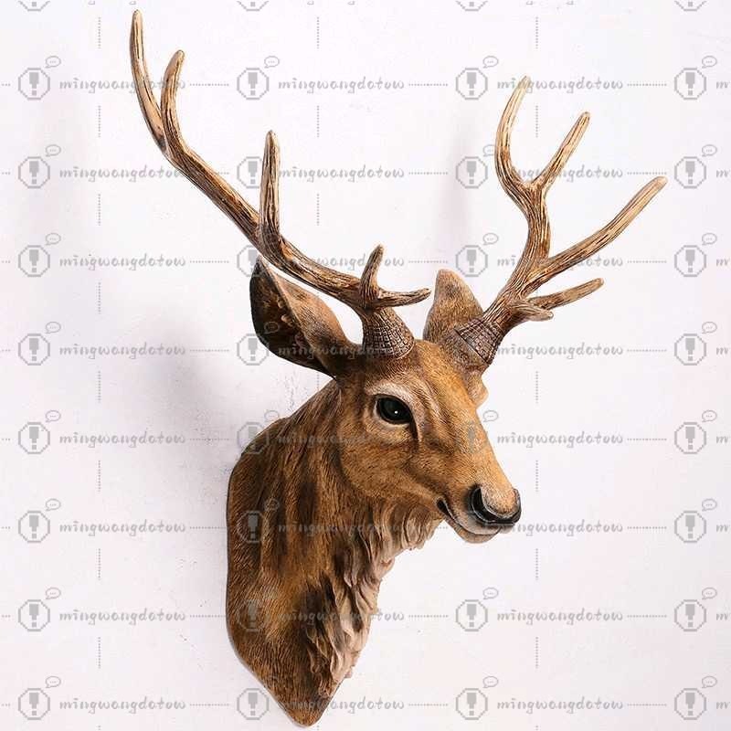 Faux Deer Head 17 inch Faux An - đánh giá và giá Resin Art Resin