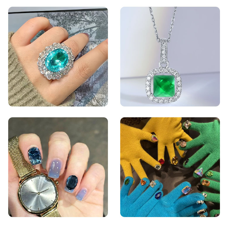 DIY Cube Ring Necklace Bracele - đánh giá và giá Resin Art Ring