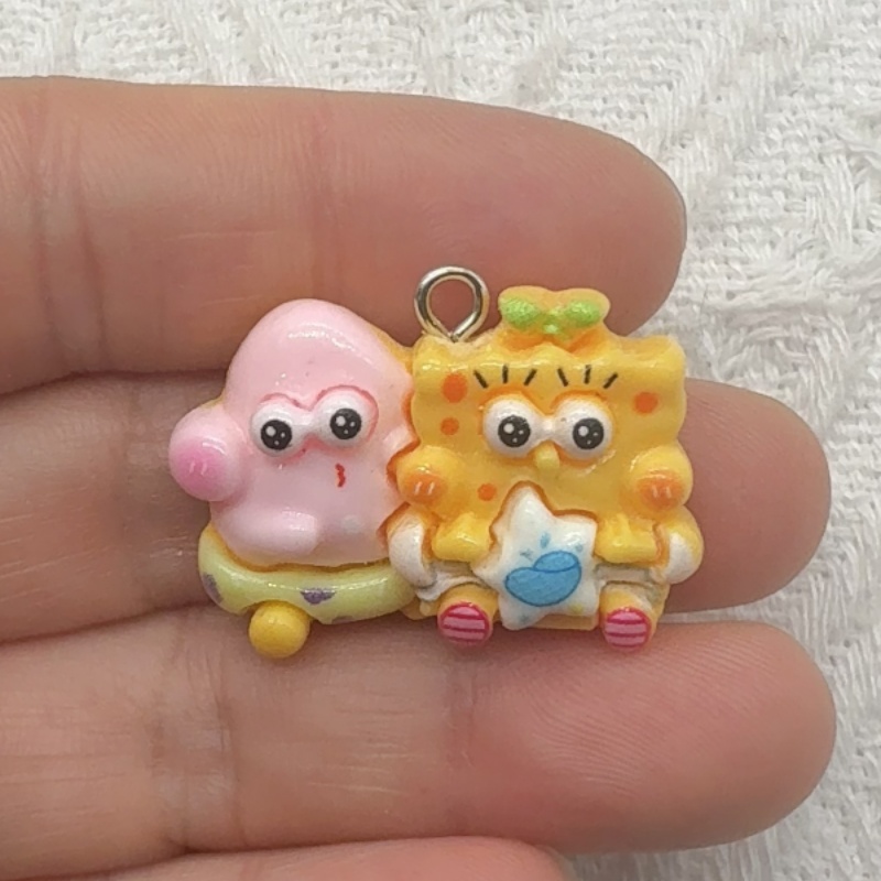 10pcs cartoon resin pendant, D - đánh giá và giá Resin Art Jewelry Kit