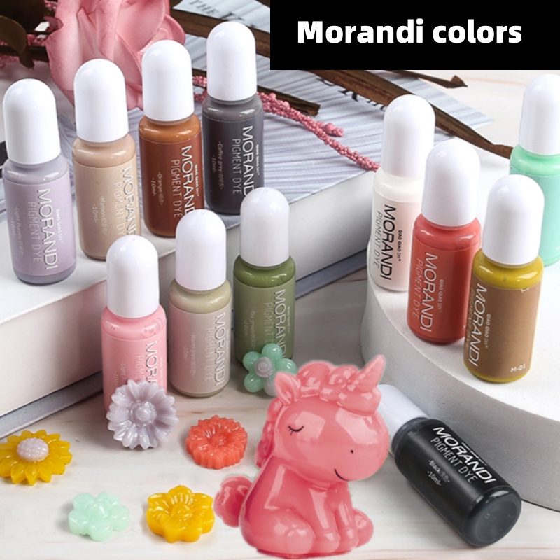 24Colors Morandi Opaque Color  - đánh giá và giá Resin Pigment Alcohol Ink