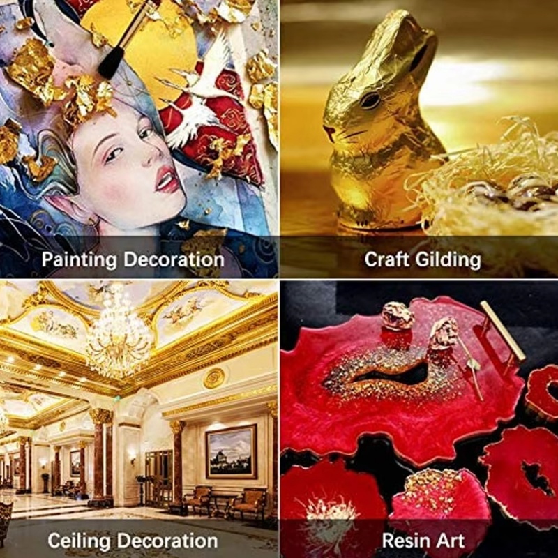100pcs Imitation Gold Sliver C - đánh giá và giá Resin Art For Anniversary Gift