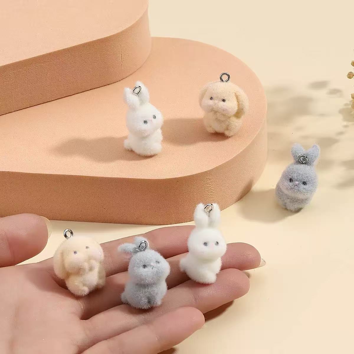 10pcs Flocking Little Rabbit R - đánh giá và giá Resin Art Jewelry Kit